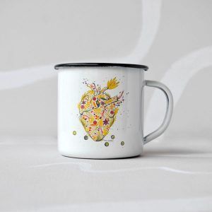 Corazón floral