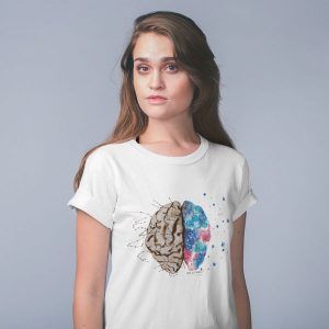 Camiseta cerebro cósmico