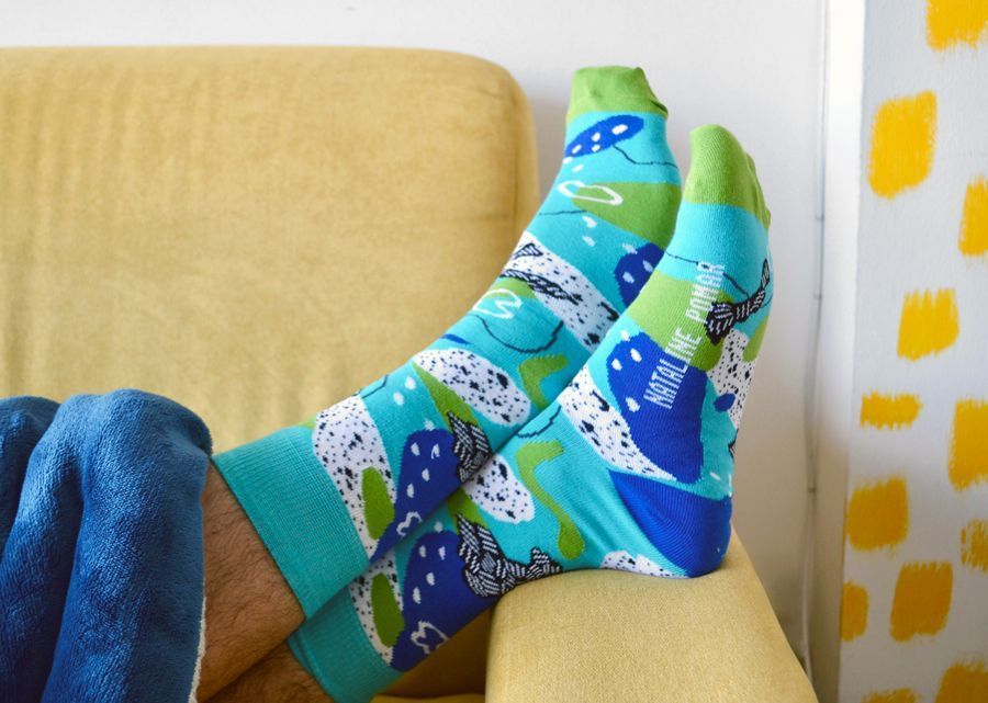 Cosmic socks turquesa - Imagen 9