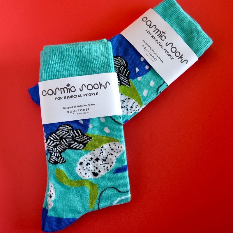 Cosmic socks turquesa - Imagen 6