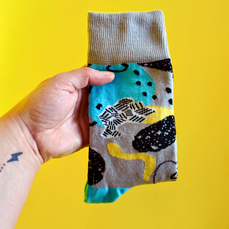 Cosmic socks gris - Imagen 7
