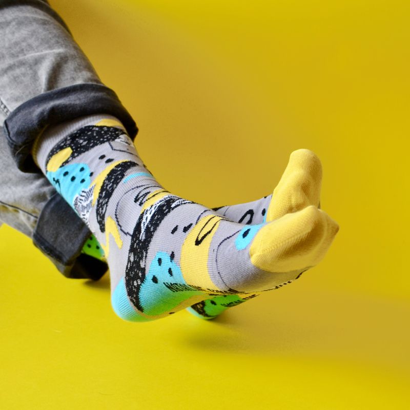 Cosmic socks gris - Imagen 5