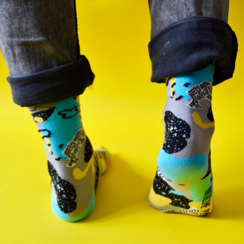 Cosmic socks gris - Imagen 4