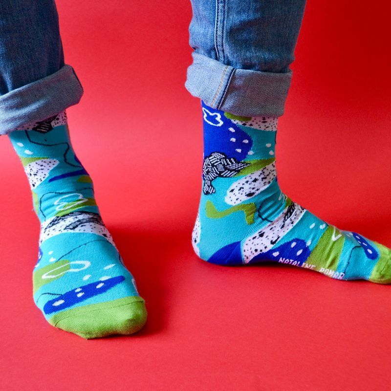 Cosmic socks turquesa - Imagen 5