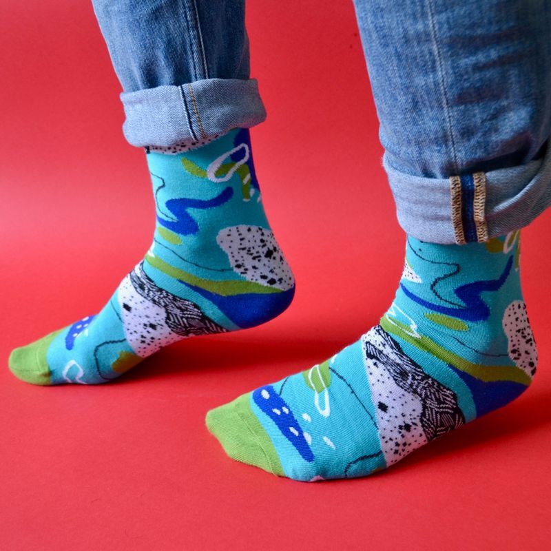 Cosmic socks turquesa - Imagen 2