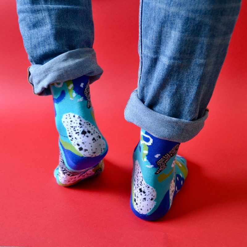 Cosmic socks turquesa - Imagen 4