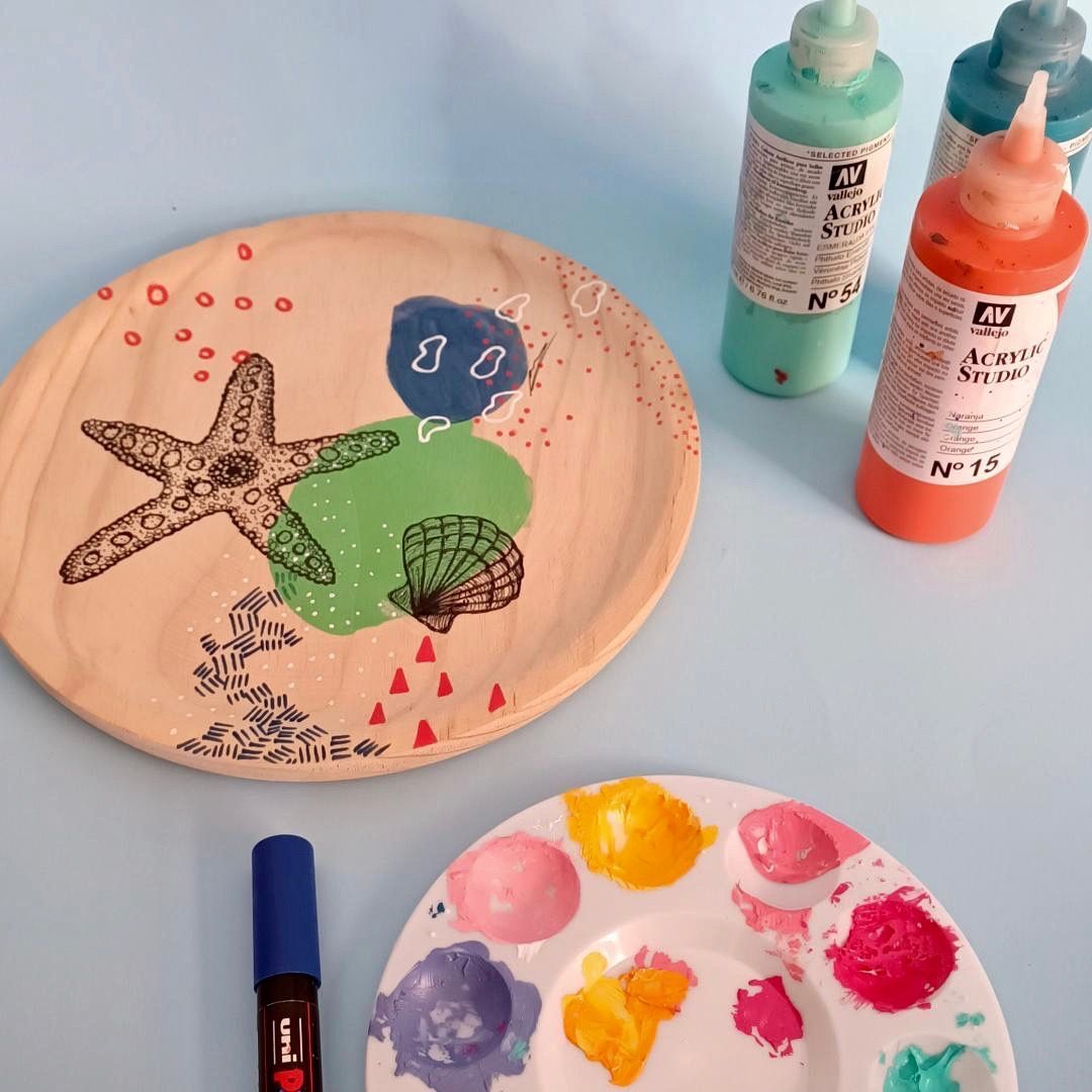 Curso: Transfer y pintura sobre madera (Viernes 10 Julio)