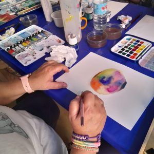 curso: acuarela creativa (sábado 18 de julio)