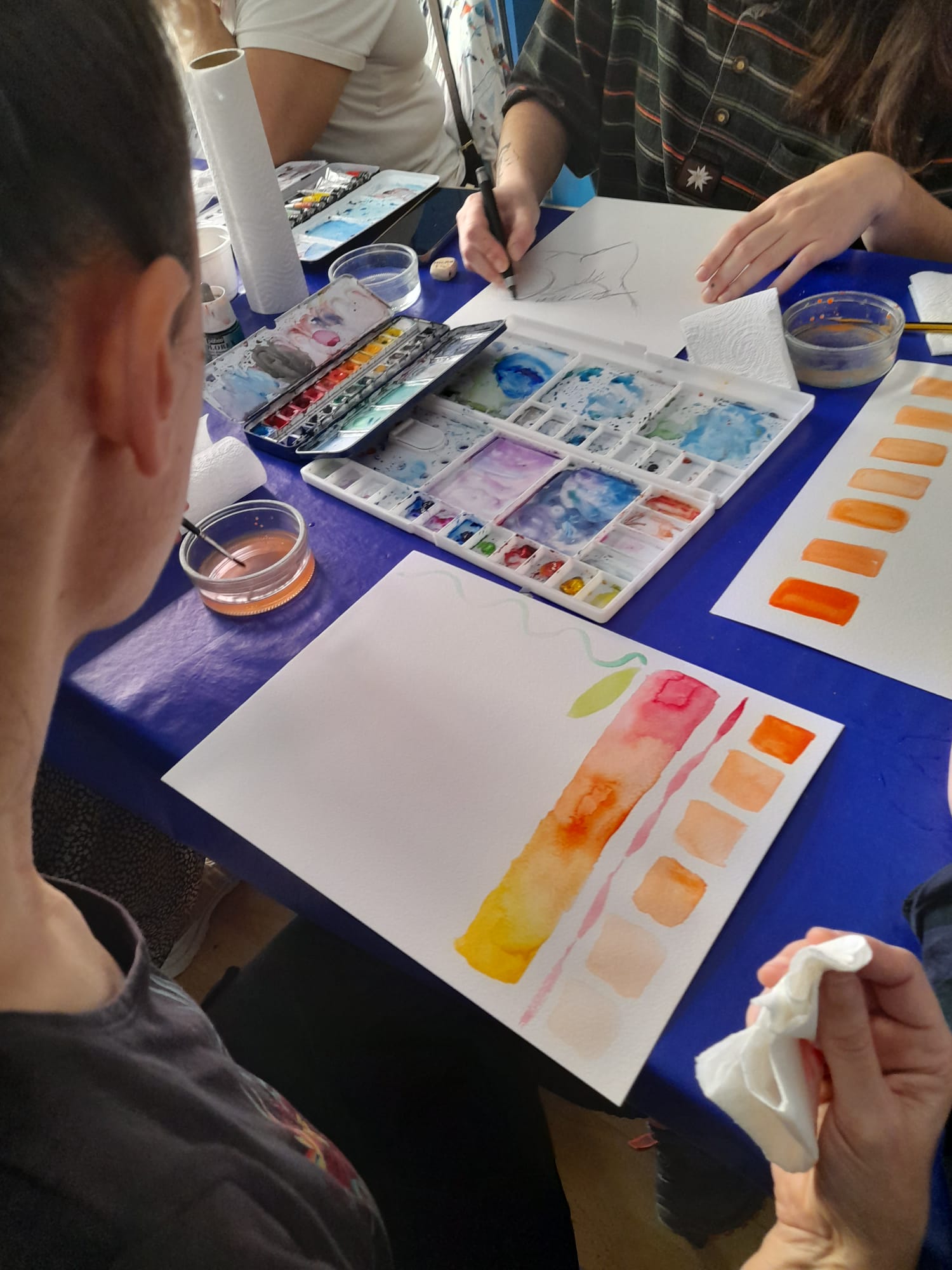 curso: acuarela creativa (sábado 18 de julio) - Imagen 2