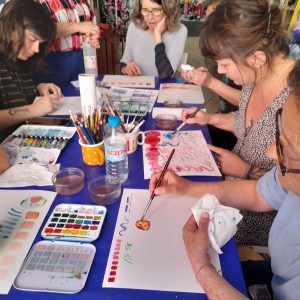 curso: acuarela creativa (viernes 23 Octubre)