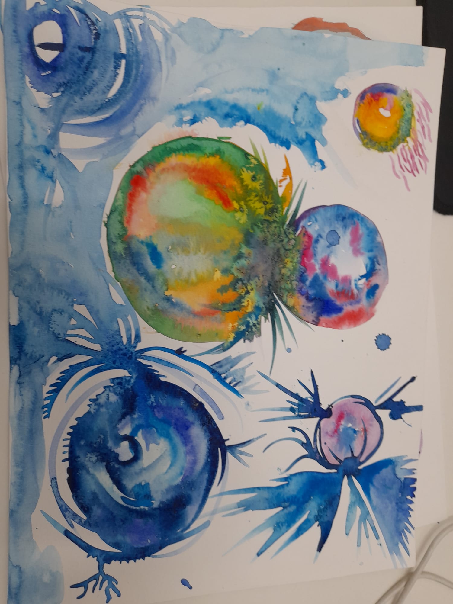 curso: acuarela creativa (sábado 18 de julio) - Imagen 6